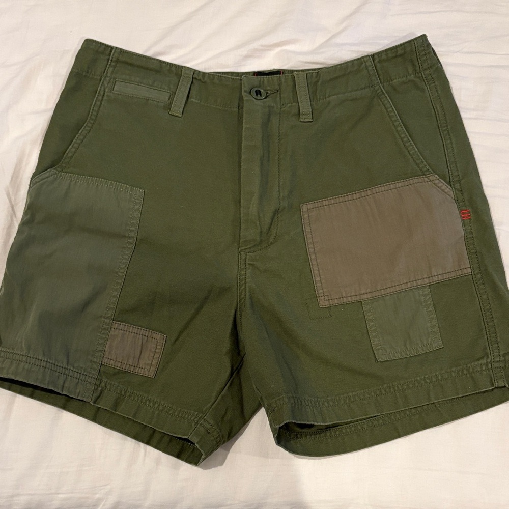 Urban Outfitters Olive Green Men's Cargo Shorts
